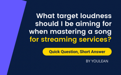 What target loudness should I be aiming for when mastering a song for streaming services?