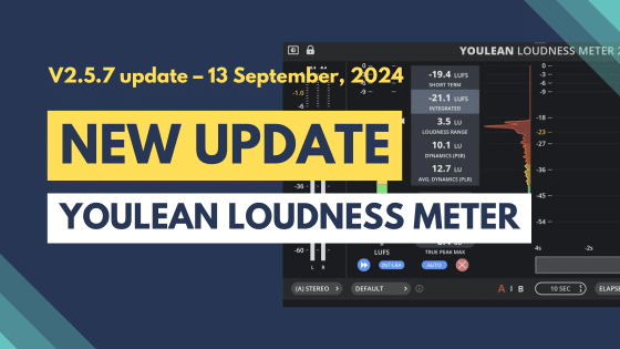 Youlean Loudness Meter – V2.5.7 RC 2 Update