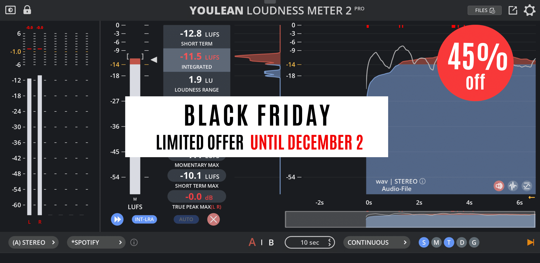 youlean loudness meter black friday