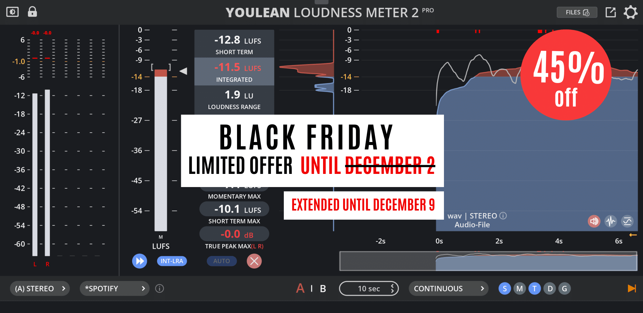 youlean loudness meter black friday